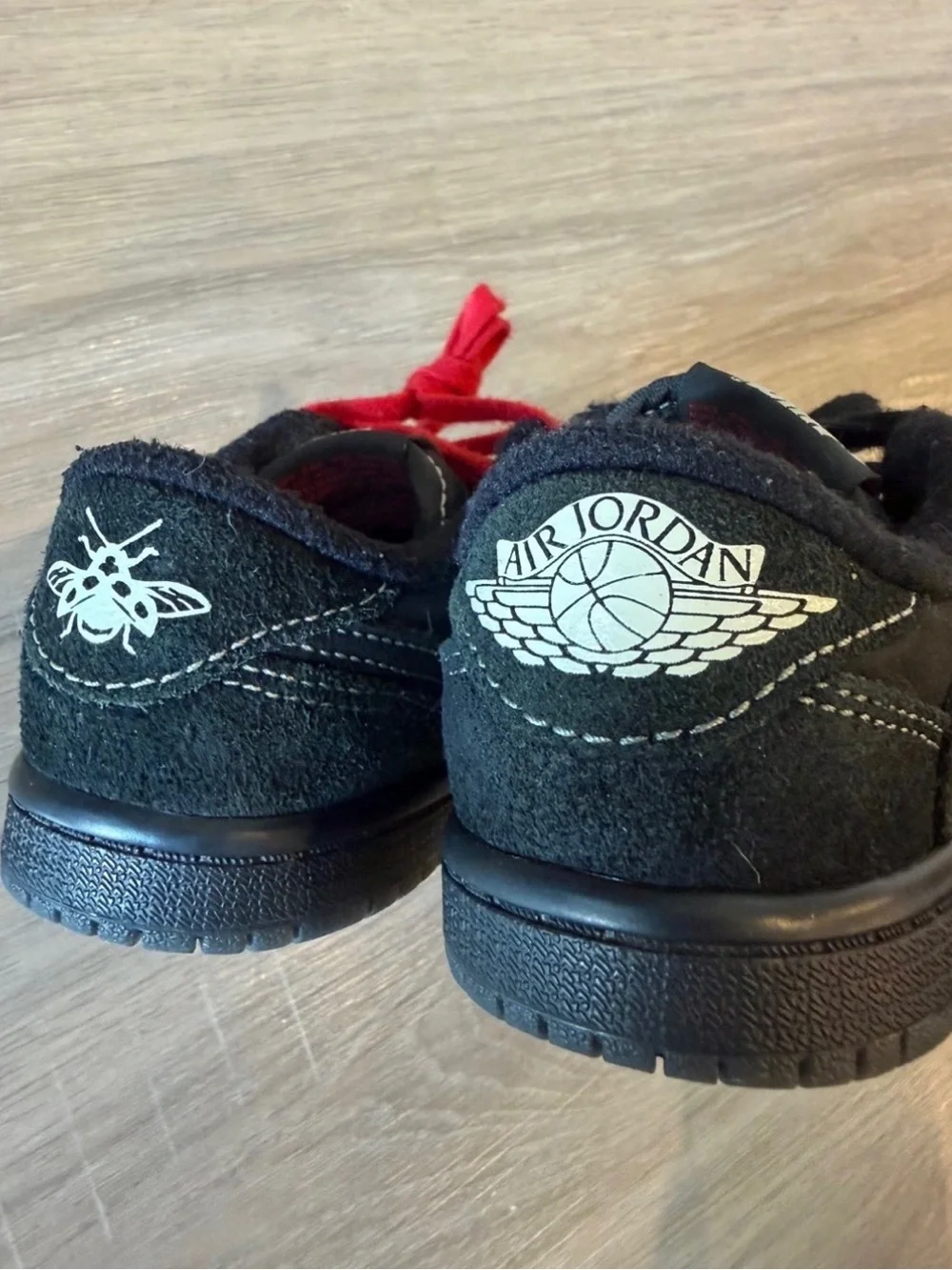 Nike Air Jordan 1 Low x Travis Scott Black Phantom Youth 9C